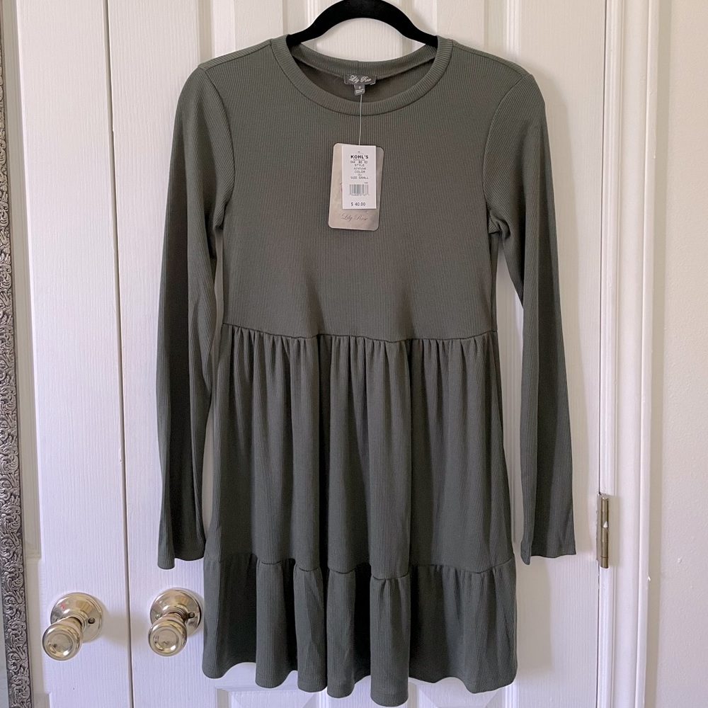 Lily Rose Forest Green Dress